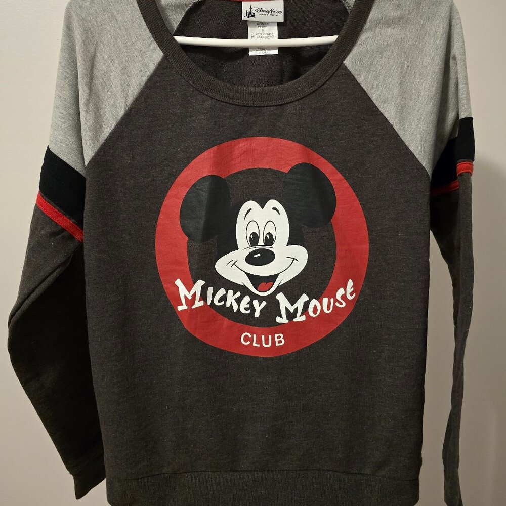 DISNEY MICKEY MOUSE WOMENS SWEAT TOP